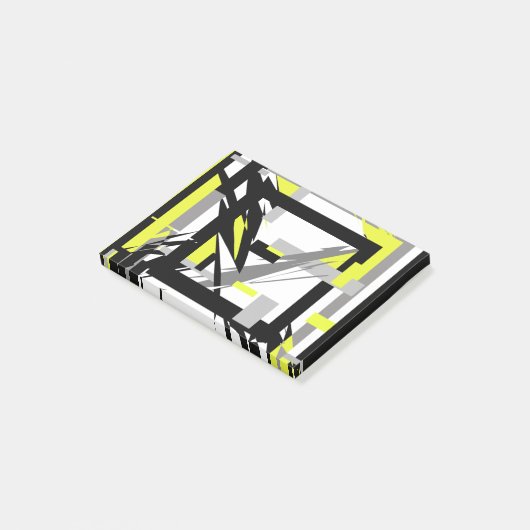 Abstracte kunst post-it® notes (Schuin)