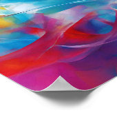 Abstracte kunst poster (Hoek)