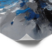 Abstracte kunst poster (Hoek)