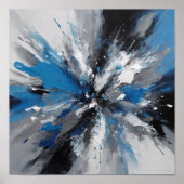 Abstracte kunst poster (Voorkant)