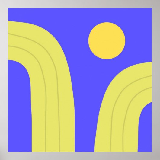 abstracte kunst poster (Voorkant)