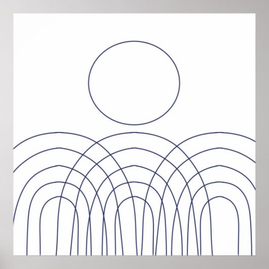 abstracte kunst poster (Voorkant)