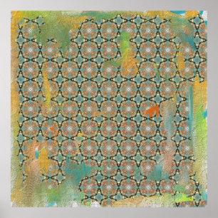 Abstracte kunst poster