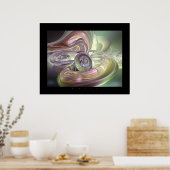 Abstracte kunst poster (Keuken)