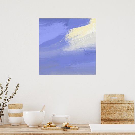 abstracte kunst poster (Keuken)