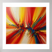 Abstracte kunst poster (Voorkant)