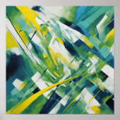 Abstracte kunst poster (Voorkant)