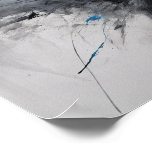 Abstracte kunst poster (Hoek)