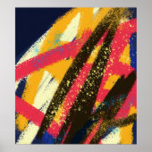 Abstracte kunst poster (Voorkant)