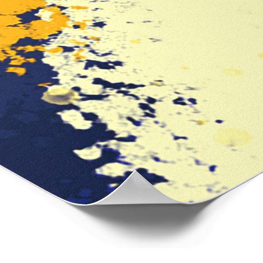 Abstracte kunst poster (Hoek)