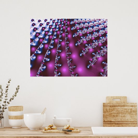 Abstracte kunst poster (Keuken)