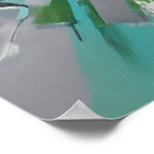 Abstracte kunst poster (Hoek)