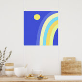 abstracte kunst poster (Keuken)