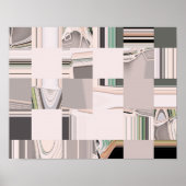 Abstracte kunst poster (Voorkant)