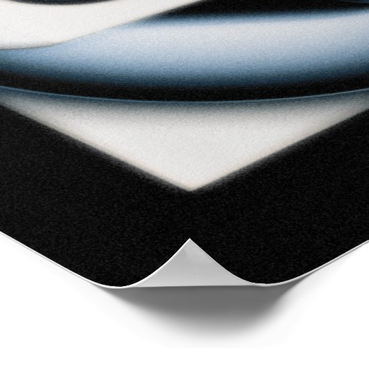 Abstracte kunst poster (Hoek)