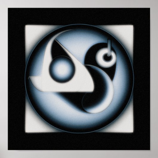 Abstracte kunst poster (Voorkant)