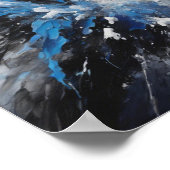 Abstracte kunst poster (Hoek)