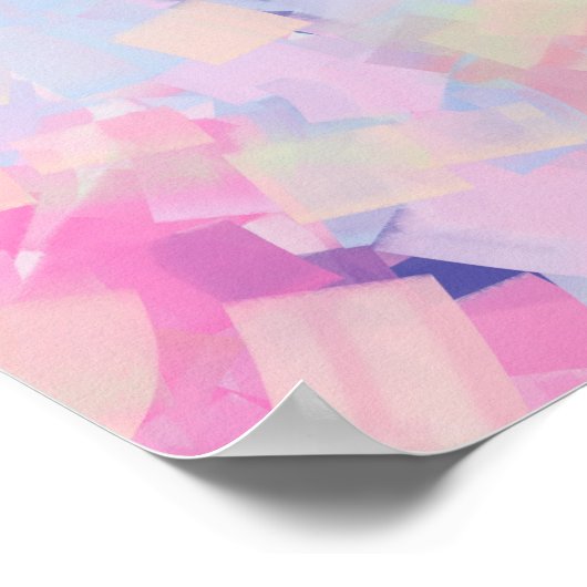 Abstracte kunst poster (Hoek)