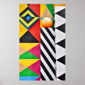 Abstracte kunst poster (Voorkant)