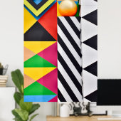 Abstracte kunst poster (Thuiskantoor)