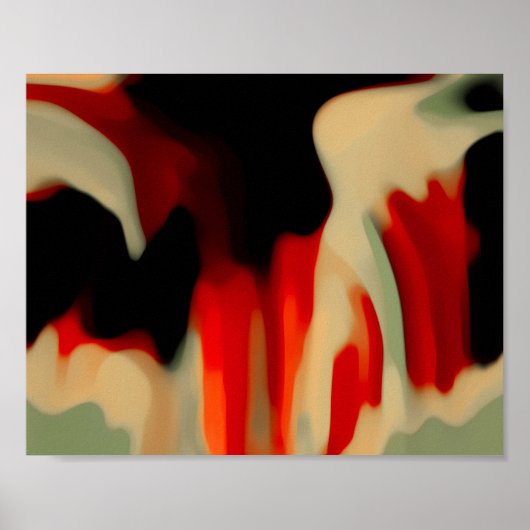 Abstracte kunst poster (Voorkant)