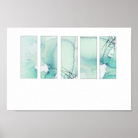 abstracte kunst poster (Voorkant)