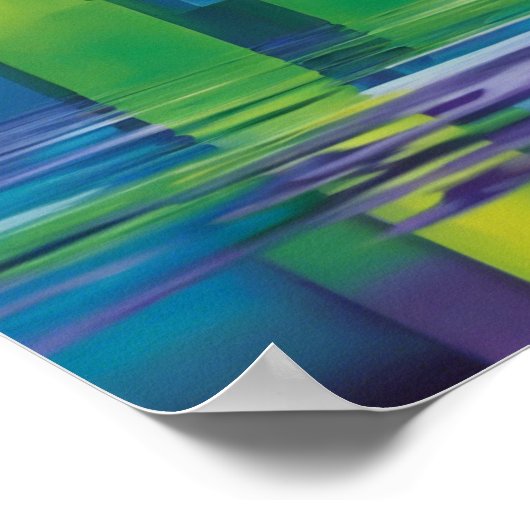 Abstracte kunst poster (Hoek)