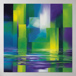 Abstracte kunst poster