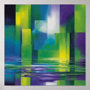 Abstracte kunst poster