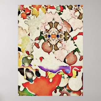 Abstracte kunst poster