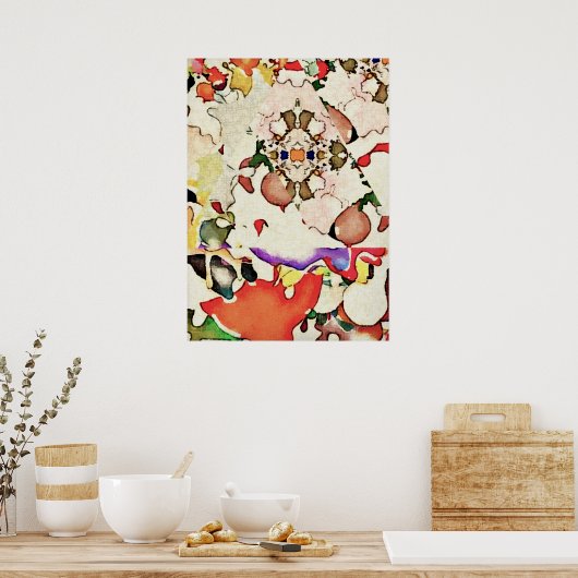 Abstracte kunst poster (Keuken)