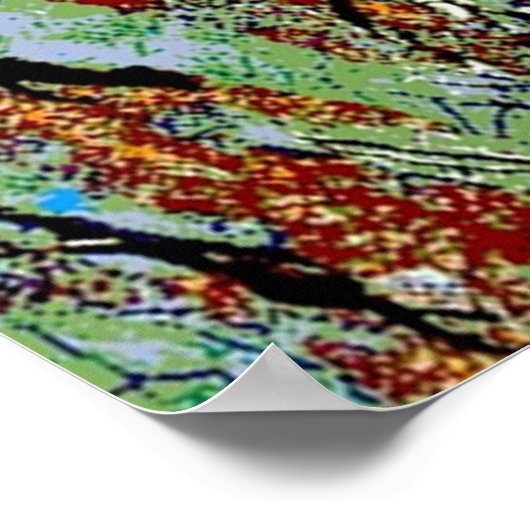 abstracte kunst poster (Hoek)