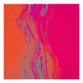 Abstracte kunst poster (Voorkant)