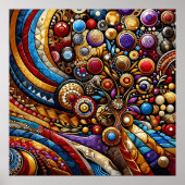 Abstracte Kunst Poster (Voorkant)