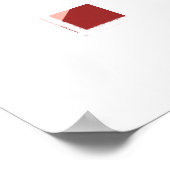  Abstracte kunst Prints Artsy Red Cherry Vibe (Hoek)