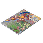 abstracte kunst "Regenval" Notitieboek (Linkerzijde)