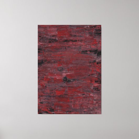 Abstracte Kunst: Restwarmte Canvas Afdruk (Voorkant)