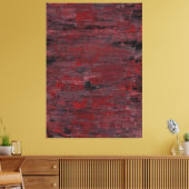 Abstracte Kunst: Restwarmte Canvas Afdruk (Insitu (Woonkamer))
