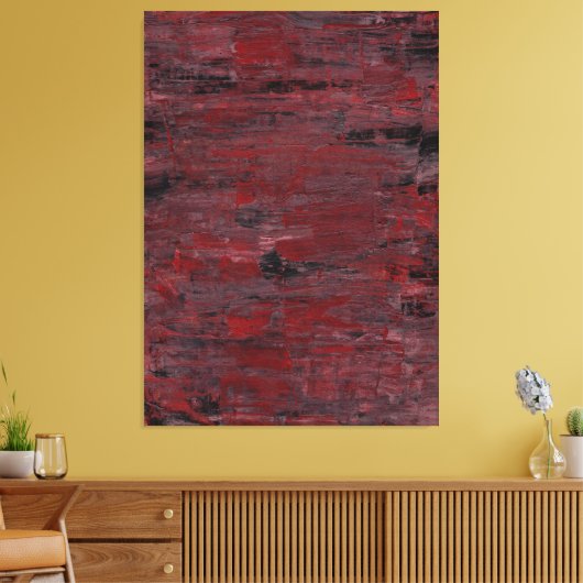 Abstracte Kunst: Restwarmte Canvas Afdruk (Insitu (Woonkamer))