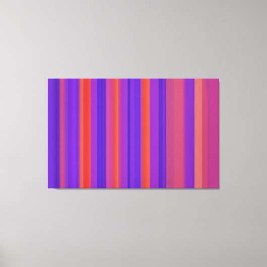 Abstracte kunst | Retrostrips 4 Canvas Afdruk (Voorkant)