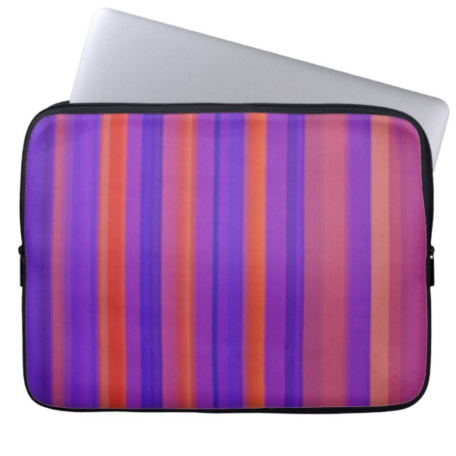Abstracte kunst | Retrostrips 4 Laptop Sleeve (Voorkant)