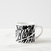 abstracte kunst: "Robot Dreams" Espresso Kop (Rechts)
