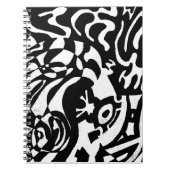 abstracte kunst: "Robot Dreams" Notitieboek (Voorkant)