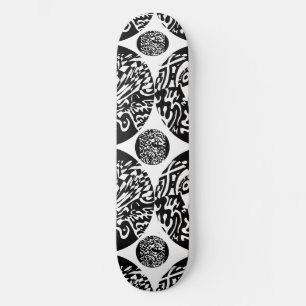 abstracte kunst: "Robot Dreams" Persoonlijk Skateboard