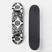 abstracte kunst: "Robot Dreams" Persoonlijk Skateboard (Voorkant)