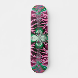 Abstracte Kunst Rode Bloem Skateboard