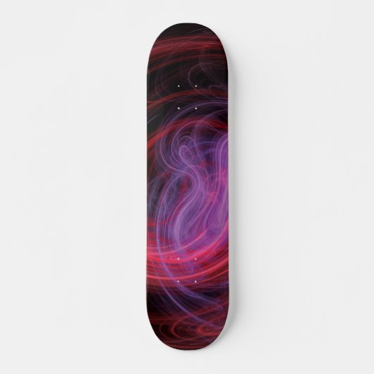 Abstracte Kunst Rode Golf Persoonlijk Skateboard (Voorkant)