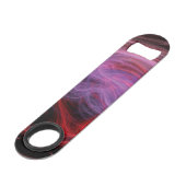 Abstracte Kunst Rode Golf Speed Flessenopener (Achterkant Gekanteld)