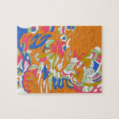 abstracte kunst "Rolling Sky" Legpuzzel (Horizontaal)