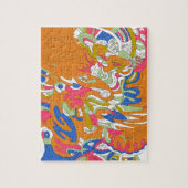 abstracte kunst "Rolling Sky" Legpuzzel (Verticaal)